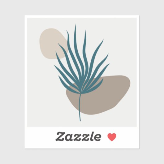 Botanische Wandkunst Aufkleber (Blatt)
