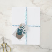 Botanische Wandkunst Geschenkanhänger (Mit Garn)
