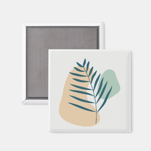 Botanische Wandkunst Magnet (Vorderseite/Rückseite)