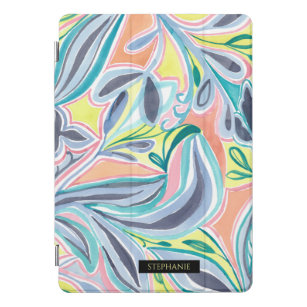 Botanische Wasserfarbe Abstrakt Art iPad Abdeckung iPad Pro Cover