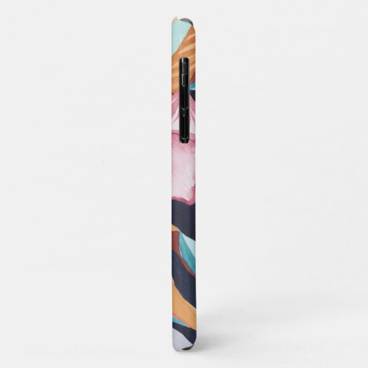 Botanische Wasserfarbe Abstrakte Art Name Telefonz Case-Mate iPhone Hülle (Hinten/Links)