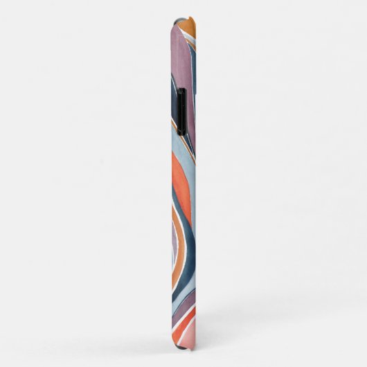 Botanische Wasserfarbe Abstrakte Art Name Telefonz Case-Mate iPhone Hülle (Hinten/Rechts)