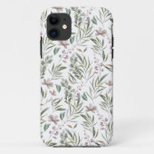Botanische Wasserfarbe Case-Mate iPhone Hülle (Rückseite)