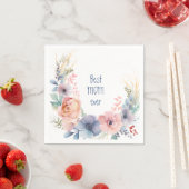 Botanische Wasserfarbe Floral Serviette (Beispiel)