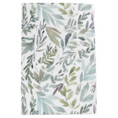 Botanische Wasserfarbe Mittlere Geschenktüte (Vorderseite)