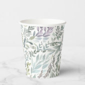 Botanische Wasserfarbe Pappbecher (Rechts)