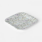 Botanische Wasserfarbe Pappteller (Gewinkelt)