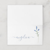 Botanische Wasserfarbe Platzkarte (Außenseite Aufgefaltet)