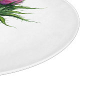 Botanische Wasserfarbe Schneidebrett (Ecke)