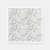 Botanische Wasserfarbe Serviette (Vorderseite)