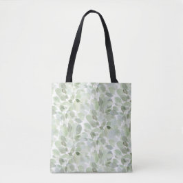 Botanische Wasserfarbe Tasche