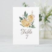 Botanische Wasserfarben Einladung (Stehend Vorderseite)