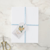Botanische Wasserfarben Geschenkanhänger (Mit Garn)