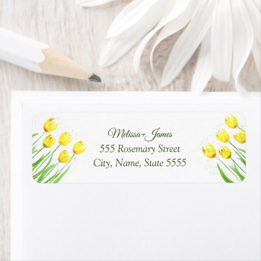 Botanische Wasserfarben Hochzeitsstipps-Rücksendea (Insitu)