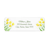 Botanische Wasserfarben Hochzeitsstipps-Rücksendea (Vorne)