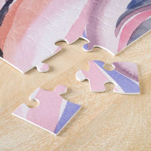 Botanische Wasserfarben Jigsaw Puzzle (Seite)