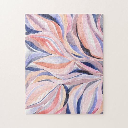 Botanische Wasserfarben Jigsaw Puzzle (Vertikal)