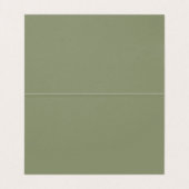 Botanische Wasserfarbenhochzeit-Platzkarte (Innenseite Aufgefaltet)