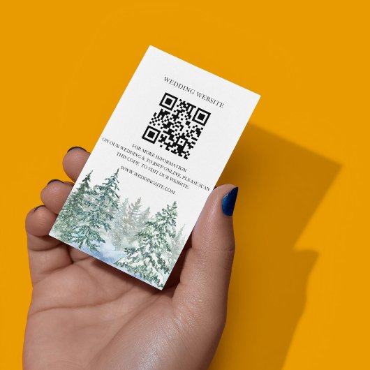 Botanische Website-Karte Pine Trees Lantern Begleitkarte