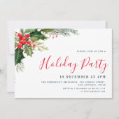 Botanische Weihnachtsfeier Einladung (Vorderseite)