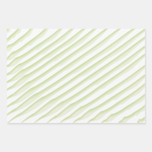 Botanische Weihnachtswasserfarbe Geschenkpapier Set (Vorderseite 3)