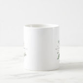 Botanische weiße Blumenmutter der Braut Kaffeetasse (Mittel)