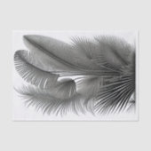 Botanische Weiße Linie Zeichnend Kleine Seidenpapier (Vorderseite)