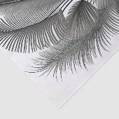 Botanische Weiße Linie Zeichnend Kleine Seidenpapier (Ausschnitt)