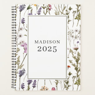 Botanische Wildblume 2025 Planer
