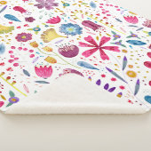 Botanische Wildblume Hedgerow-Malerei Sherpadecke (3/4)