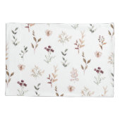 Botanische Wildblume Kissenbezug (Rückseite)