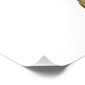 Botanische Wildblume Kunstdruckerei, Minimalistisc Poster (Ecke)