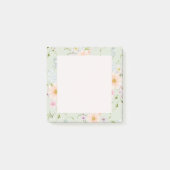 Botanische Wildblume Post-it Klebezettel (Vorderseite)