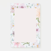 Botanische Wildblume Post-it Klebezettel (Vorderseite)