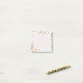 Botanische Wildblume Post-it Klebezettel (Auf Schreibtisch)