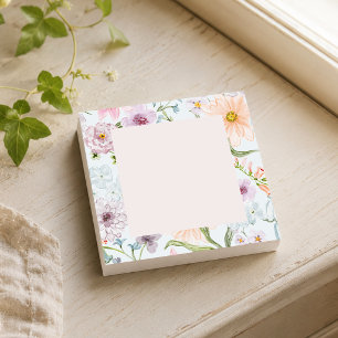 Botanische Wildblume Post-it Klebezettel