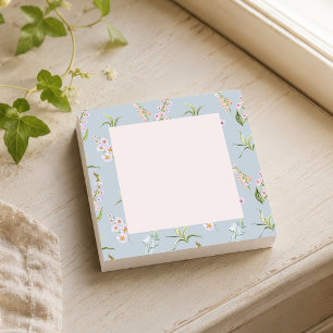 Botanische Wildblume Post-it Klebezettel
