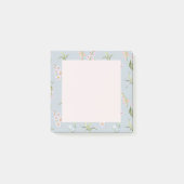 Botanische Wildblume Post-it Klebezettel (Vorderseite)