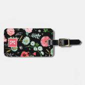 Botanische Wildblumen-Gepäckanhänger Gepäckanhänger (Vorderseite horizontal)