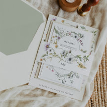 Botanische Wildblumen | Monografische Hochzeit