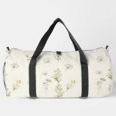 Botanische Wildblumen-Streuung Duffle Bag (Rückseite)