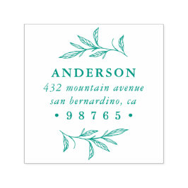 Botanische Wildwiese-Rücksendeadresse Permastempel