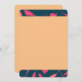 Botanische Wohnung Mitteilungskarte (Vorne/Hinten)