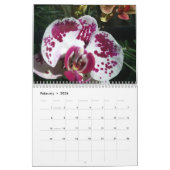 Botanische Wunder, Orchideen und tropische Blume Kalender (Feb 2026)