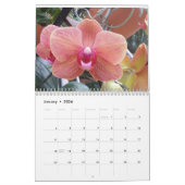 Botanische Wunder, Orchideen und tropische Blume Kalender (Jan 2026)