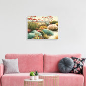 Botanische Wüstenlandschaft Leinwanddruck (Insitu (Wohnzimmer))