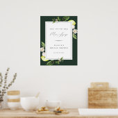 Botanische Zitronen Hauptpresse Brautparty Poster (Küche)