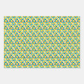 Botanische Zitrusfrüchte im Sommer Geschenkpapier Set (Vorderseite 3)