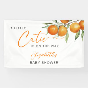 Botanische Zitrusfrüchte Orange Kleine Süsse Kinde Banner