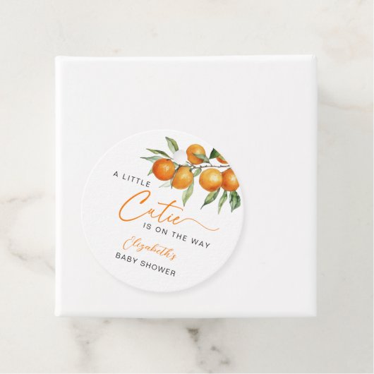 Botanische Zitrusfrüchte Orange Kleine Süsse Kinde Geschenkanhänger (Beispiel)